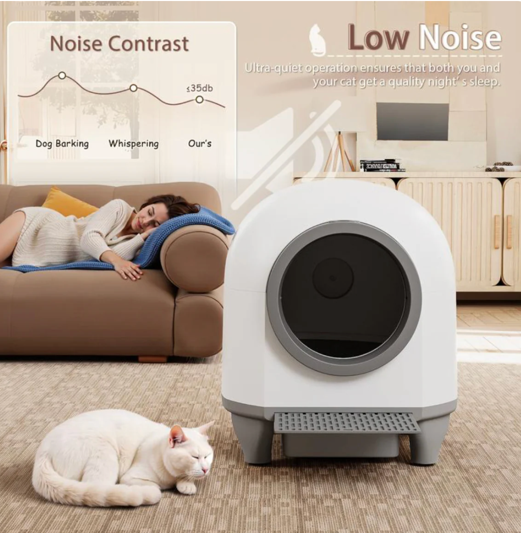 Warcat Smart Cat Litter Box – Self-Cleaning & Odor-Free