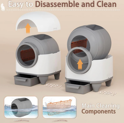 Warcat Smart Cat Litter Box – Self-Cleaning & Odor-Free